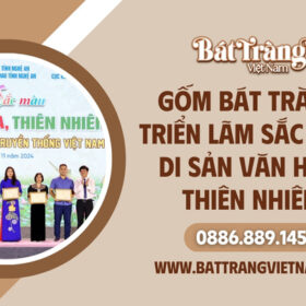 Gốm Bát Tràng trong triển lãm Sắc màu tỉnh Nghệ An