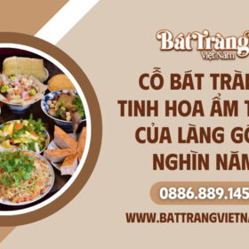 Mâm cổ truyền thống của người Bát Tràng