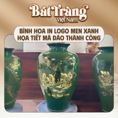 Xưởng gốm Bát Tràng nhận in logo, sản xuất số lượng lớn theo yêu cầu