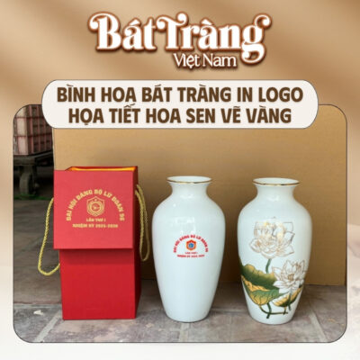 Bát Tràng Việt Nam nhận in logo theo yêu cầu và sản xuất số lượng lớn