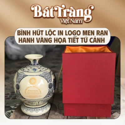 Bát Tràng Việt Nam nhận in logo, tên đơn vị theo yêu cầu