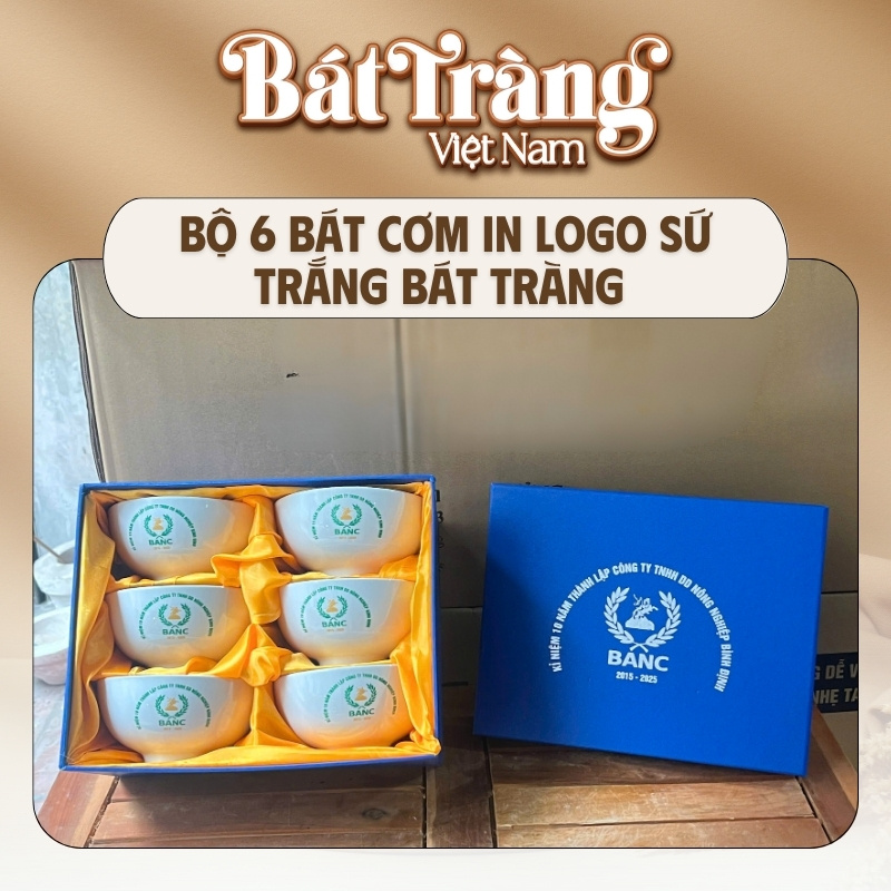 Xưởng sản xuất Bát Tràng nhận thiết kế và in logo theo yêu cầu