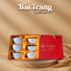 Bộ 6 bát cơm quà tặng in logo sứ trắng Bát Tràng BT-QT38