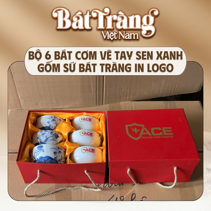 Bát Tràng Vietnam nhận thiết kế và in logo theo yêu cầu
