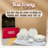 Bát Tràng Việt Nam nhận in logo lên bộ bát đĩa và hộp quà