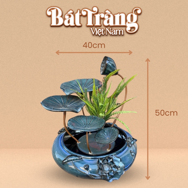 Kích thước lớn 50 x 40 cm tạo nên điểm nhấn nổi bật