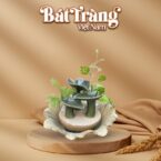 Bộ thác nước phong thủy trang trí tiểu cảnh lá khoai BT-TN6