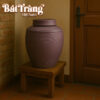 Hình ảnh thực tế chum sành ngâm rượu trơn gốm Bát Tràng BT-CR04
