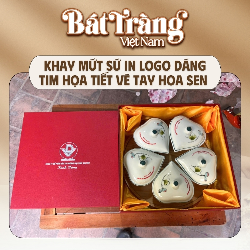Xưởng Gốm Việt hỗ trợ thiết kế logo, in ấn và sản xuất số lượng lớn theo yêu cầu