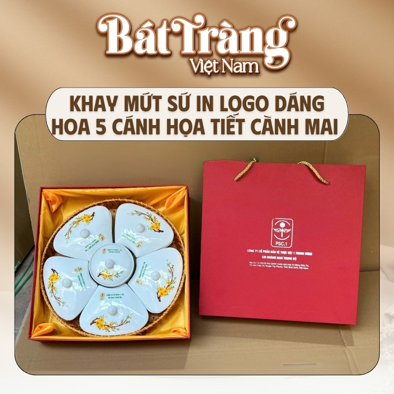 Xưởng Gốm Việt nhận thiết kế, in logo theo yêu cầu và sản xuất số lượng lớn