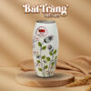 Lọ hoa men xước Bát Tràng in logo họa tiết hoa vẽ tay BT-QT44