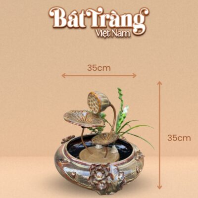 Kích thước 35 x 35 cm vừa vặn với nhiều vị trí đặt trong nhà hay văn phòng