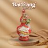 Hồ lô gốm sứ Bát Tràng màu đỏ Thuận Buồm Hoàng Kim BT-HL08