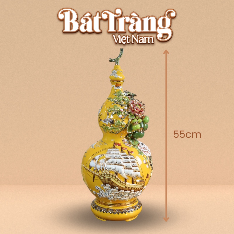 Tham khảo kích thước của hồ lô Bát Tràng