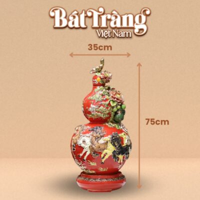 Tham khảo kích thước hồ lô gốm Bát Tràng