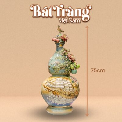 Tham khảo kích thước của sản phẩm hồ lô Bát Tràng