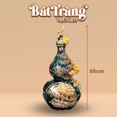 Bình hồ lô có nhiều kích thước để khách hàng lựa chọn