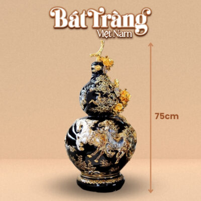 Bình hồ lô có nhiều kích thước để khách hàng lựa chọn