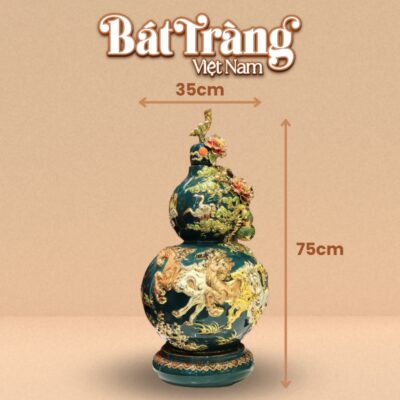 Bình hồ lô có nhiều kích thước để khách hàng lựa chọn