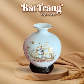 Quà tặng Đại hội bình hút lộc in logo họa tiết thuận buồm xuôi gió BT-QT87