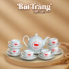 Ấm chén quà tặng đại hội in logo dáng Camellia 500ml BT-QT98