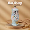 Bình nước gốm Bát Tràng dung tích 3 lít vẽ đào điểu dáng ly BT-BN09