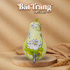 Bình nước gốm Bát Tràng dáng quả lê vẽ tay hoa sen dung tích 4 lít BT-BN03
