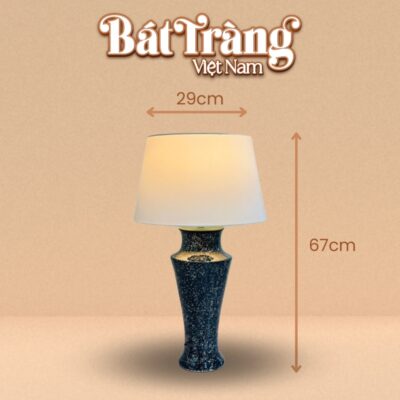 Tham khảo kích thước đèn ngủ Bát Tràng