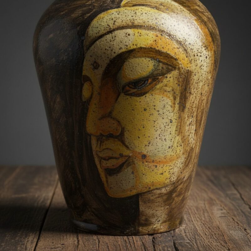 A close-up, softly lit shot highlighting the in...