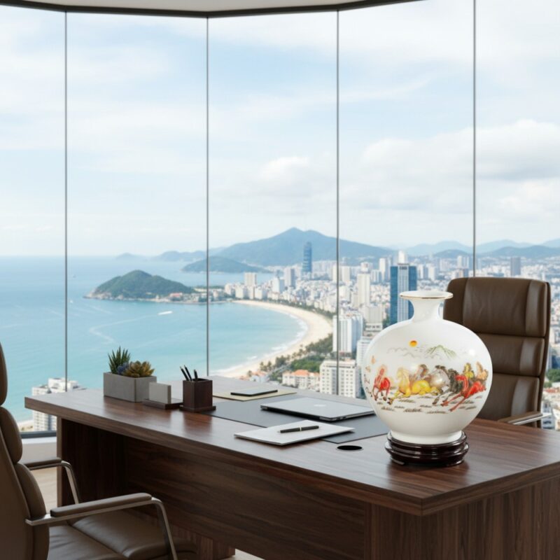 Góc làm việc sang trọng tại một văn phòng hiện ... Góc làm việc sang trọng tại một văn phòng hiện ...