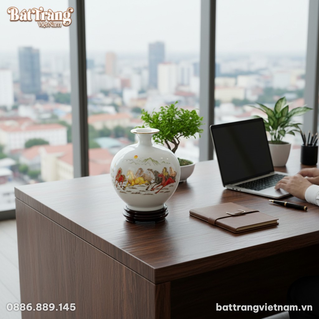 Góc làm việc sang trọng tại một văn phòng hiện ...