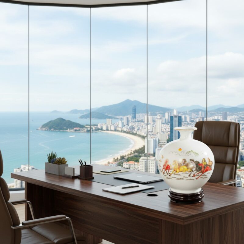 Góc làm việc sang trọng tại một văn phòng hiện ... Góc làm việc sang trọng tại một văn phòng hiện ...