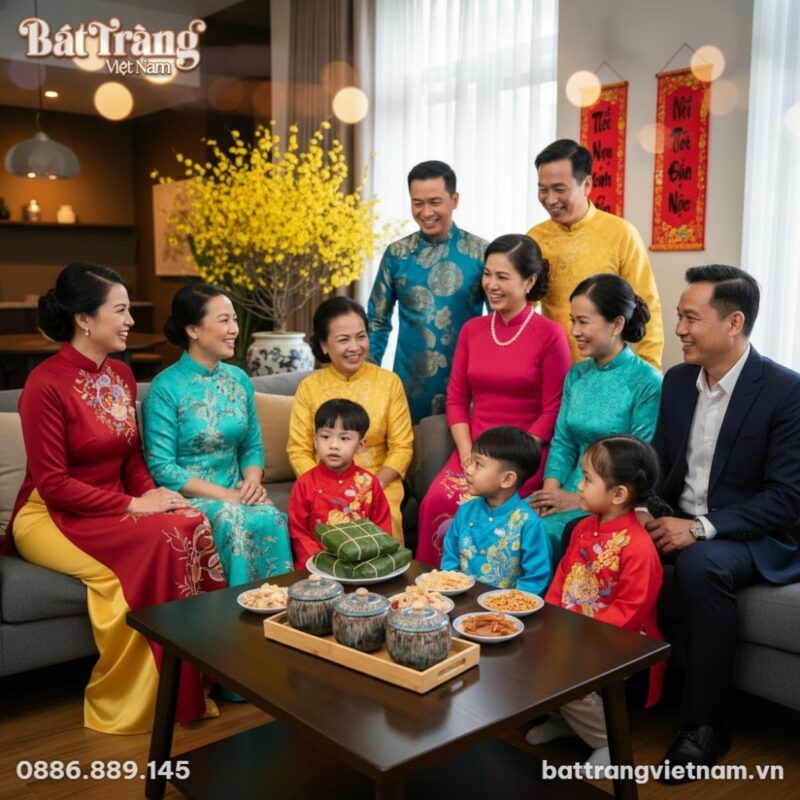 Tập trung đưa khay mứt vào các khung cảnh ngày tết, áo dài Việt Nam, sum họp gia đình Tập trung đưa khay mứt vào các khung cảnh ngày tết, áo dài Việt Nam, sum họp gia đình