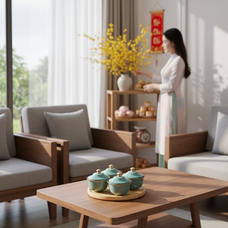 Bộ khay mứt Bát Tràng men xanh ngọc đặt tinh tế... Bộ khay mứt Bát Tràng men xanh ngọc đặt tinh tế...