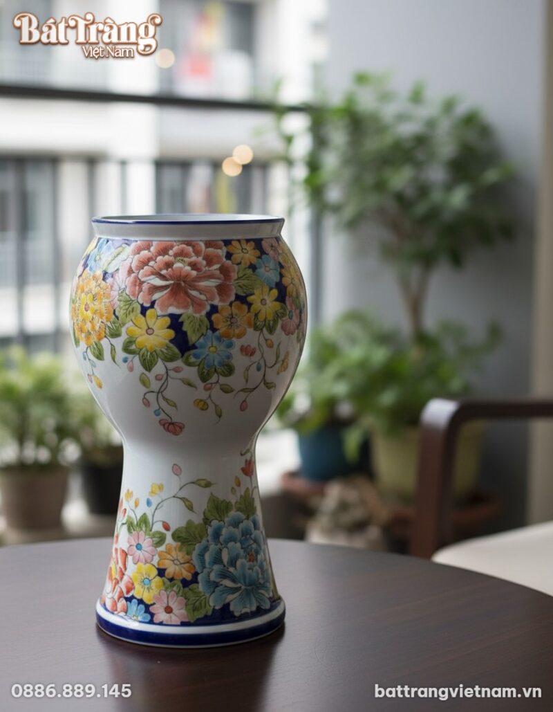 Ảnh cận cảnh tinh xảo chiếc bình gốm sứ họa tiế... Ảnh cận cảnh tinh xảo chiếc bình gốm sứ họa tiế...