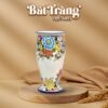 Lọ hoa gốm sứ dáng vò họa tiết hoa văn nhiều màu sắc LH21 - Ảnh đại diện