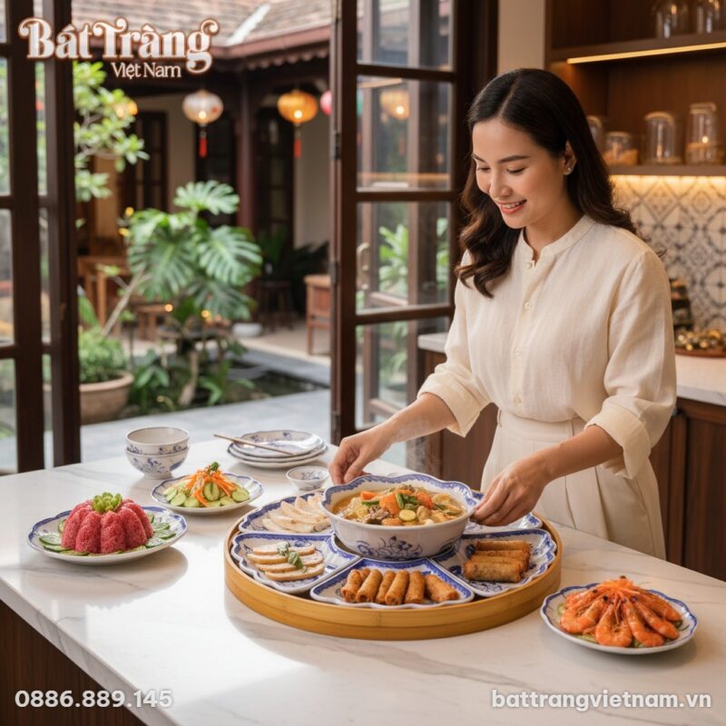 Một người phụ nữ Việt Nam thanh lịch mỉm cười, ...