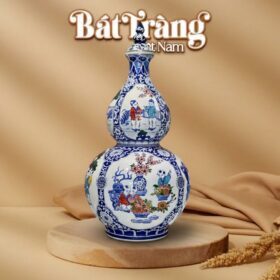 Bình Hồ lô gốm Bát Tràng