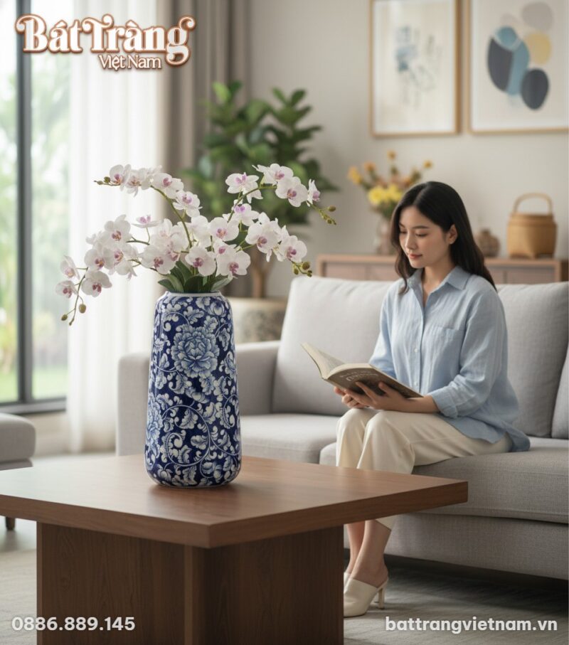 Phòng khách sang trọng kiểu Việt hiện đại, bình... Phòng khách sang trọng kiểu Việt hiện đại, bình...