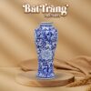 Bình hoa dáng chân đèn vẽ hoa mẫu đơn men xanh BT-LH40 - Ảnh đại diện