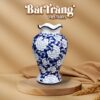 Bình hoa dáng đùi dế miệng lượn vẽ mẫu đơn men xanh BT-LH43 - Ảnh đại diện