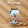 Bình hoa dáng xoài vẽ Cá Chép Liên Hoa men màu BT-LH48 - Ảnh đại diện
