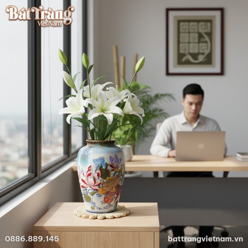 Góc làm việc tinh tế trong một văn phòng hiện đ...