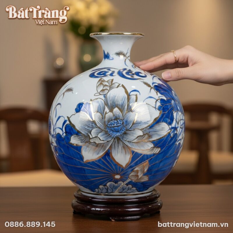 Một góc chụp cận cảnh tinh xảo của Bình Hút Tài...