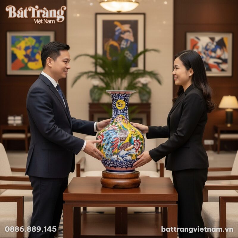 Khoảnh khắc trang trọng khi một doanh nhân Việt... Khoảnh khắc trang trọng khi một doanh nhân Việt...