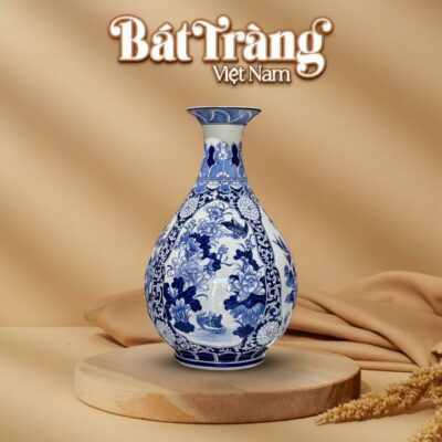 Bình Tỳ Bà Men Lam Vẽ Tứ Cảnh Tùng Cúc Trúc Mai Bát Tràng BT-LTB02 - Ảnh đại diện