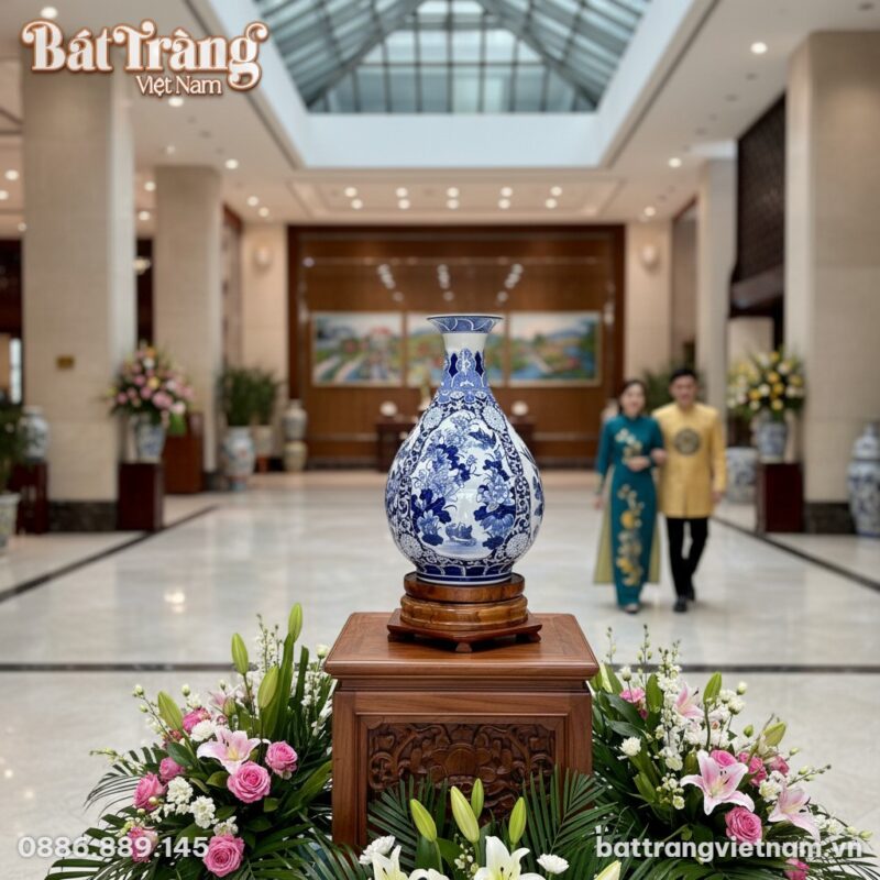 Đại sảnh đón tiếp sang trọng của một khách sạn ...