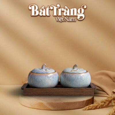 Bộ 2 Hũ Đựng Mứt Dáng Bí Men Xanh Hỏa Biến BT-KM26 - Ảnh đại diện