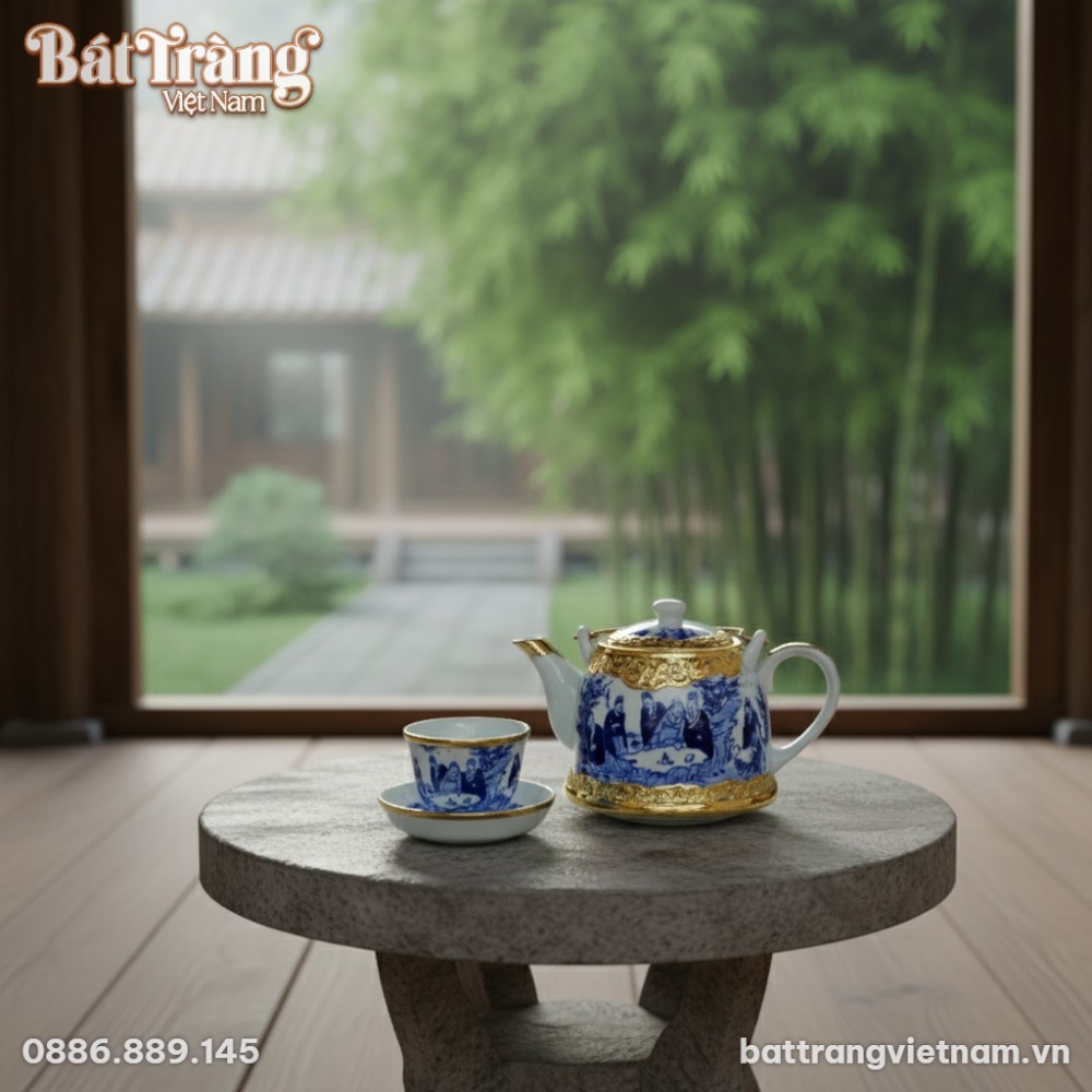 Khoảnh khắc tĩnh lặng: Một ấm v&agrave; một ch&eacute;n tr&agrave; t...