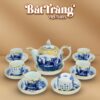 Bộ ấm trà nắp chóp men lam bọc đồng Trúc Lâm Thất Hiền BT-AC57 - Ảnh đại diện